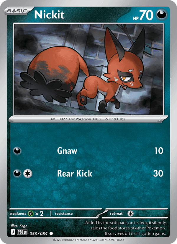 Nickit, card 053 from Pitch Black