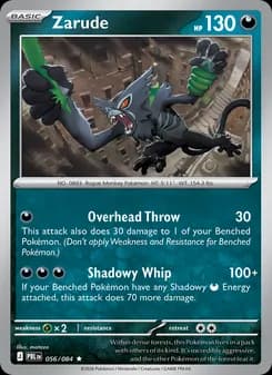 Zarude, card 056 from Rare