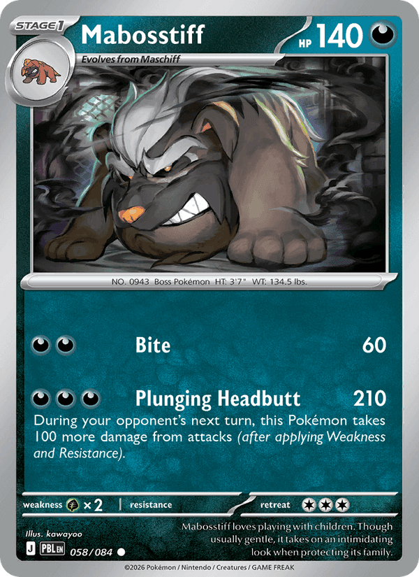 Mabosstiff, card 058 from Pitch Black