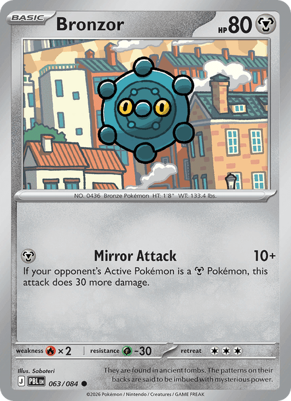Bronzor, card 063 from Pitch Black