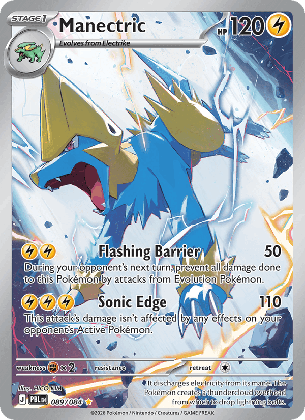 Manectric, card 089 from Pitch Black