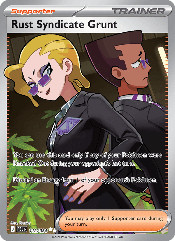 Rust Syndicate Grunt, card 112 from Pitch Black