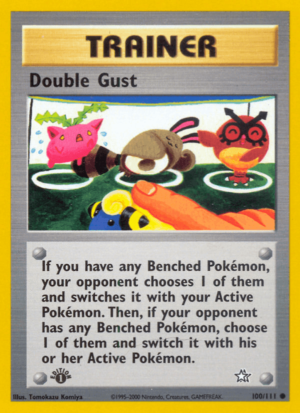 Double Gust, card 100 from Neo Genesis