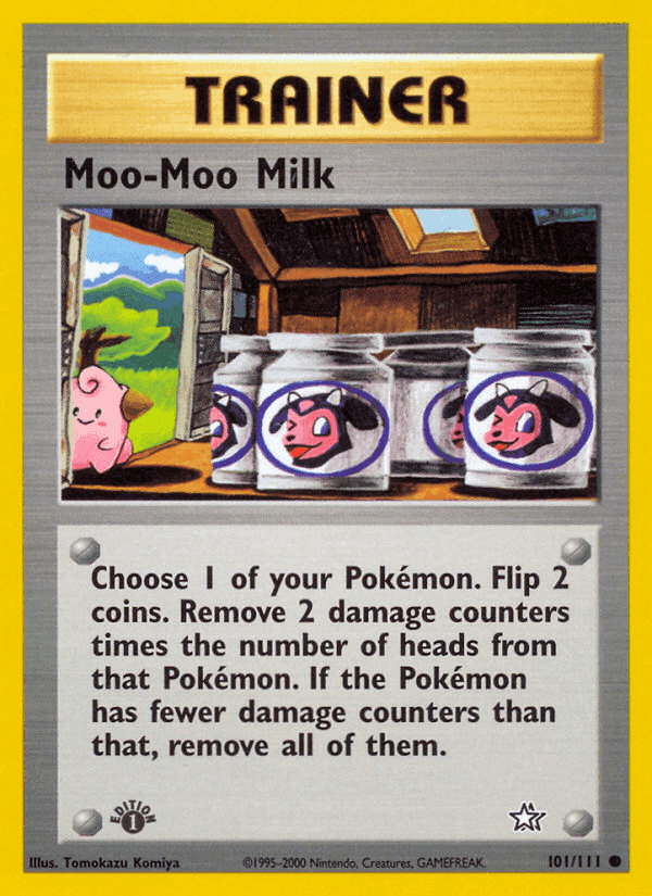 Moo-Moo Milk, card 101 from Neo Genesis