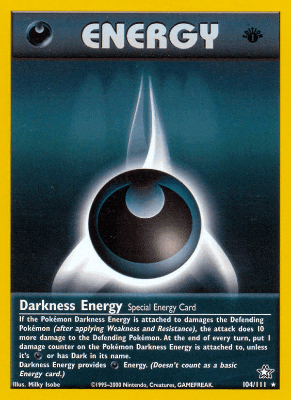 Darkness Energy, carta 104 de Neo Genesis