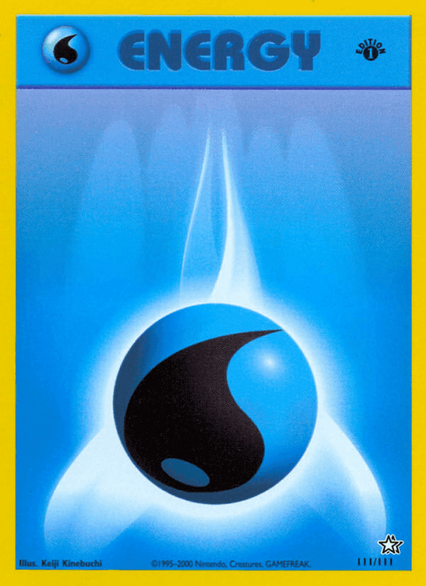 Water Energy, card 111 from Neo Genesis
