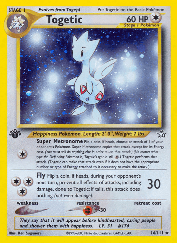 Togetic, card 16 from Neo Genesis