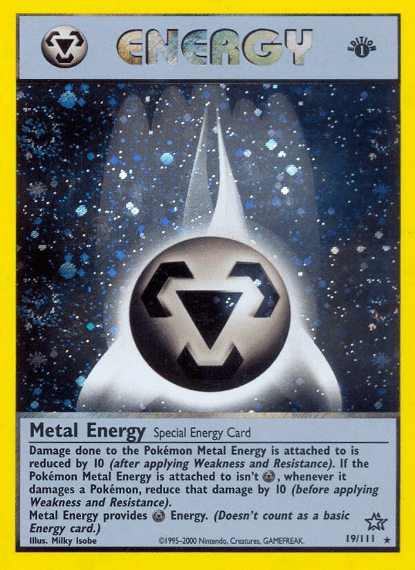 Metal Energy, card 19 from Neo Genesis
