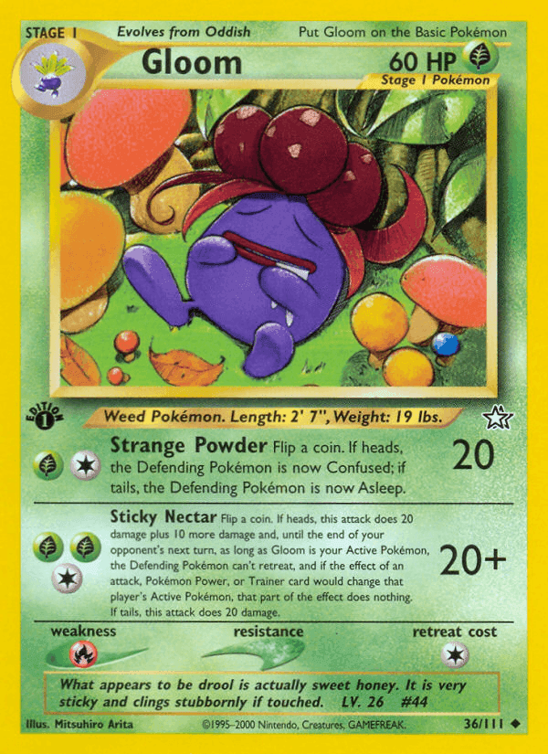 Gloom, card 36 from Neo Genesis