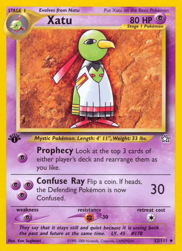 Xatu, carta 52 de Neo Genesis