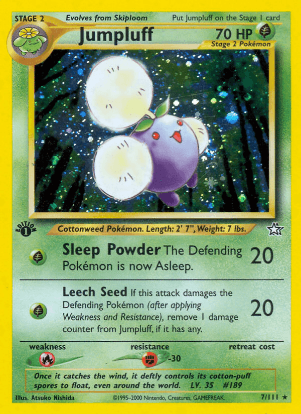 Jumpluff, carta 7 de Neo Genesis