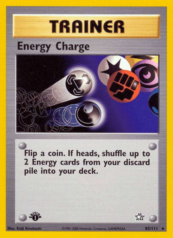 Energy Charge, card 85 from Neo Genesis