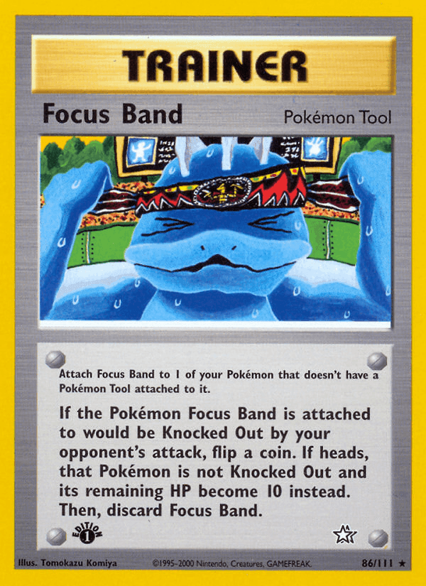 Focus Band, card 86 from Neo Genesis