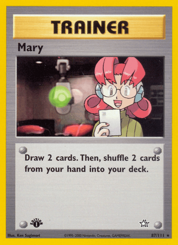 Mary, card 87 from Neo Genesis