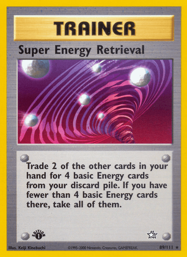 Super Energy Retrieval, card 89 from Neo Genesis