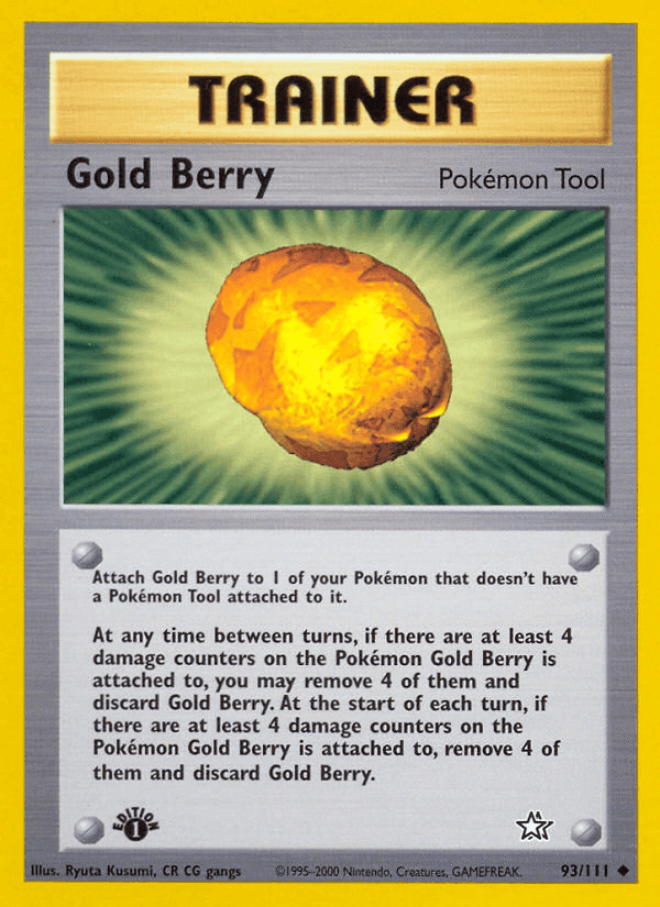 Gold Berry, card 93 from Neo Genesis