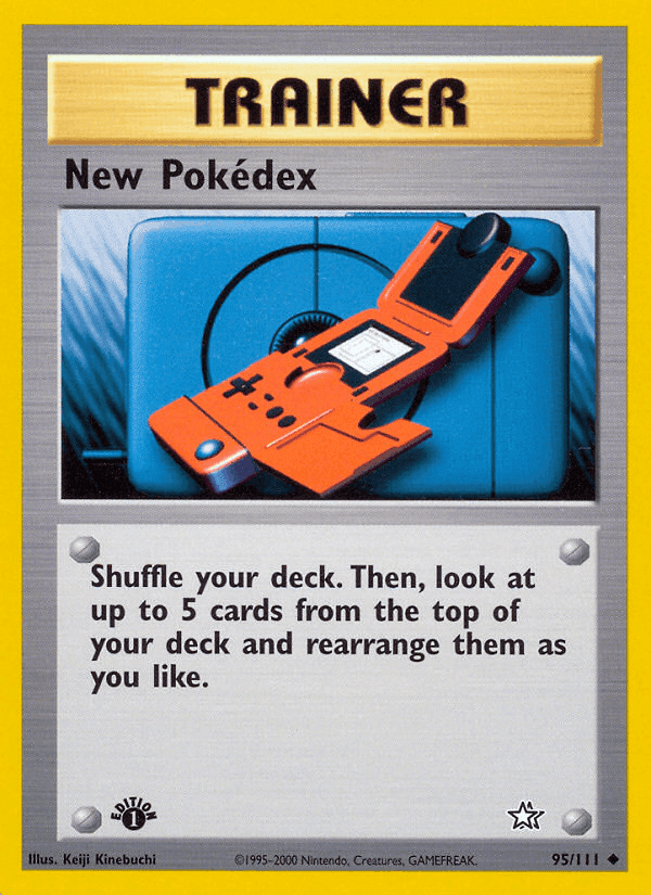 New Pokédex, card 95 from Neo Genesis