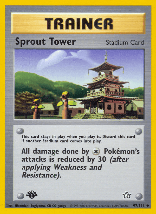 Sprout Tower, card 97 from Neo Genesis