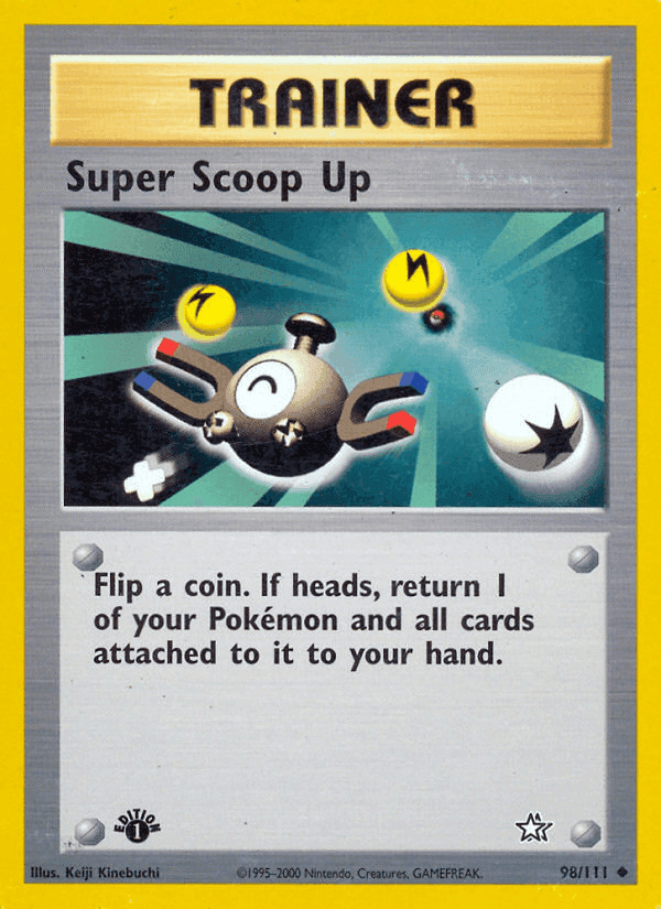 Super Scoop Up, card 98 from Neo Genesis