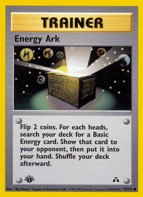 Energy Ark, card 75 from Neo Discovery
