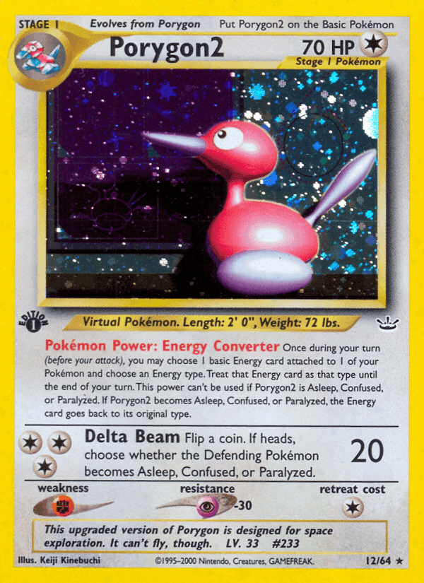 Porygon2, carta 12 de Neo Revelation