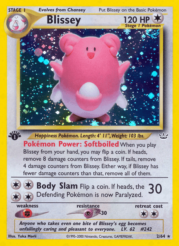 Blissey, carta 2 di Neo Revelation