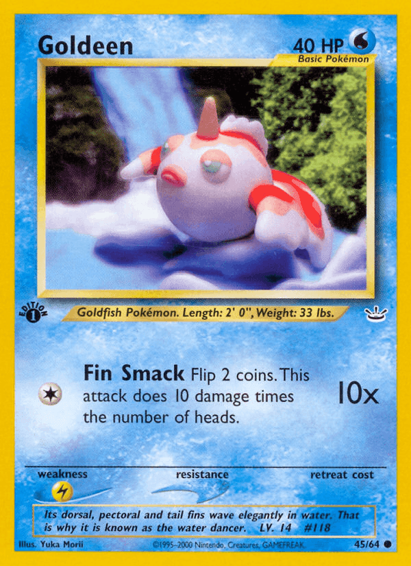 Goldeen, carta 45 di Neo Revelation