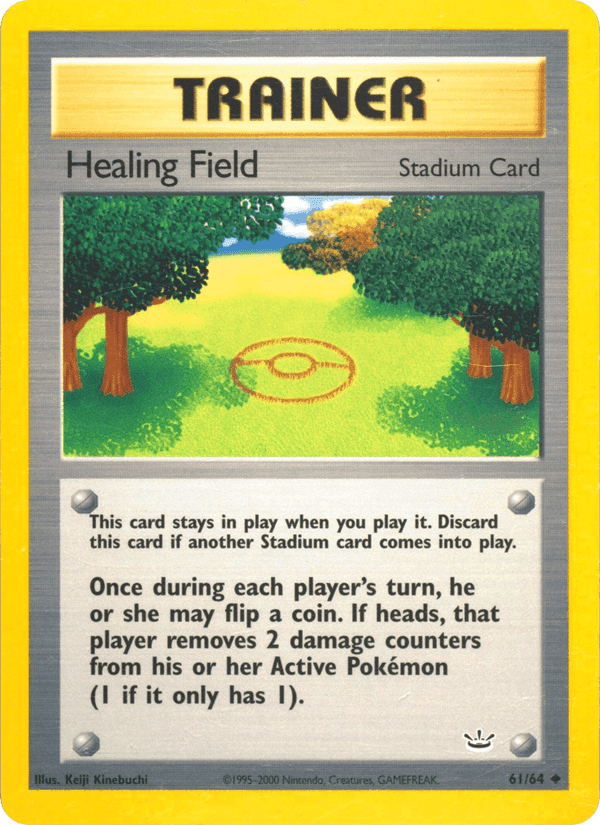 Healing Field, card 61 from Neo Revelation