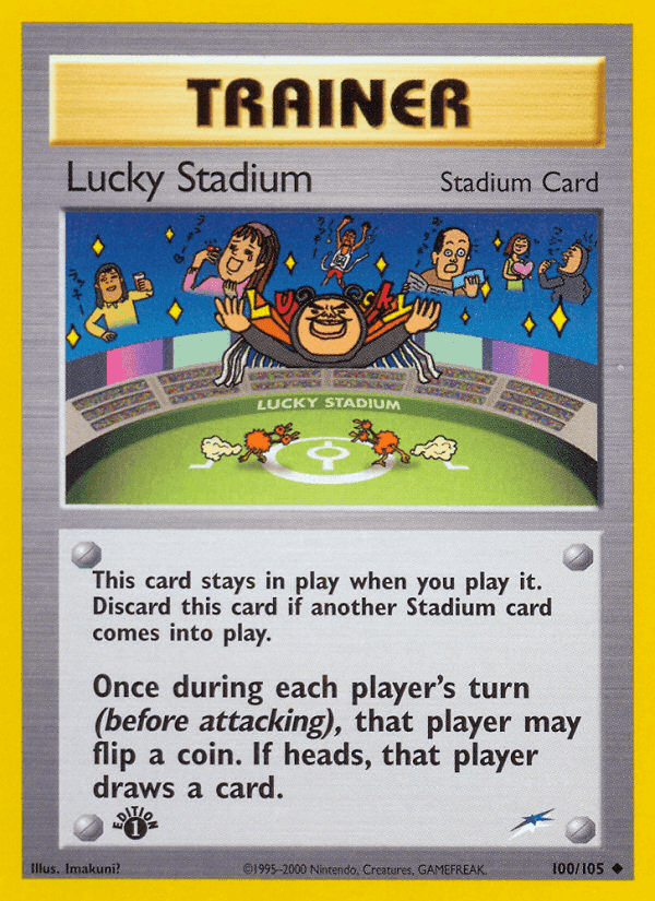 Lucky Stadium, card 100 from Neo Destiny