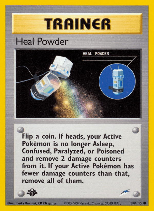 Heal Powder, card 104 from Neo Destiny