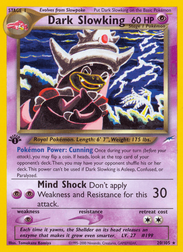 Dark Slowking, carta 20 di Neo Destiny