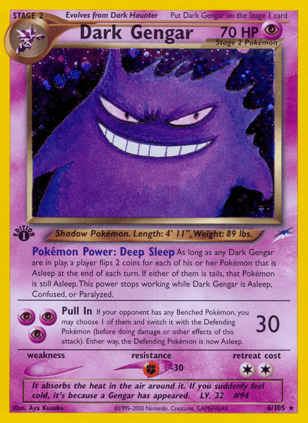 Dark Gengar, carta 6 di Neo Destiny