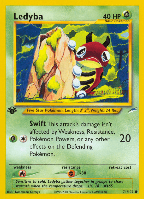 Ledyba, card 71 from Neo Destiny