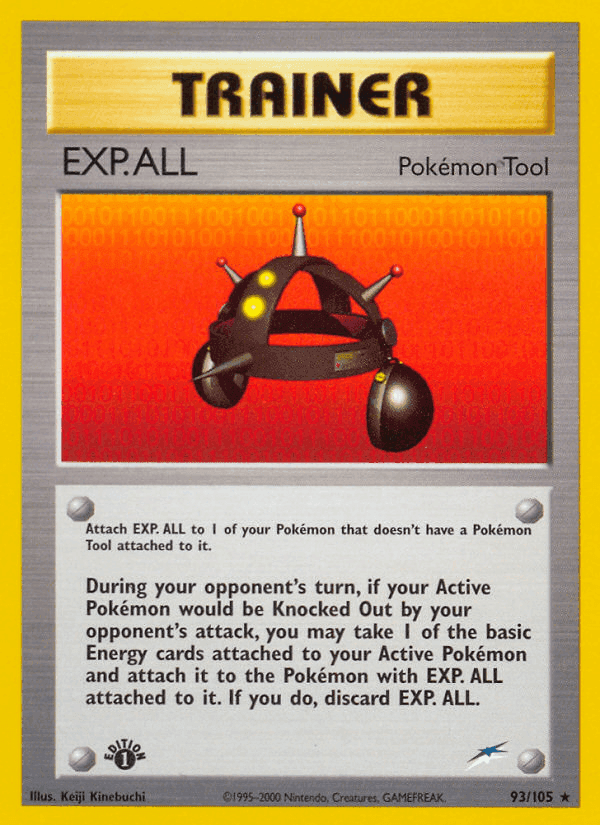 EXP.ALL, card 93 from Neo Destiny