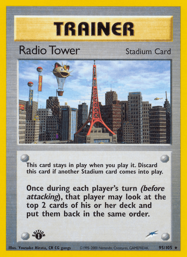 Radio Tower, card 95 from Neo Destiny