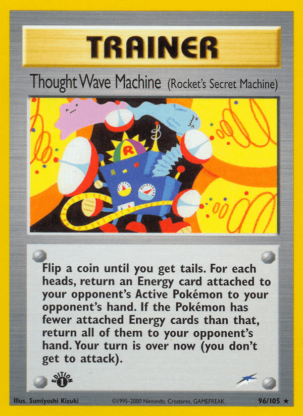Thought Wave Machine (Rocket's Secret Machine), carta 96 di Neo Destiny