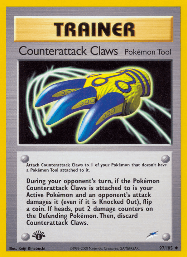 Counterattack Claws, card 97 from Neo Destiny