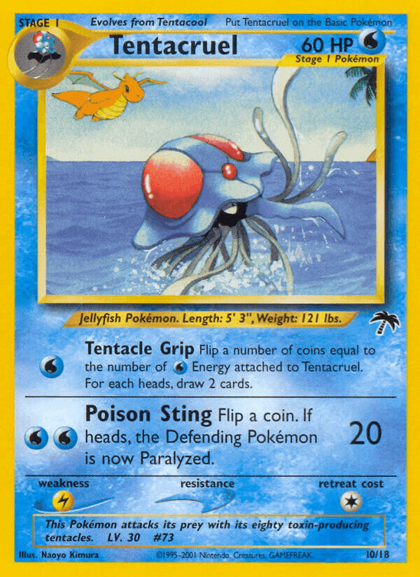 Tentacruel, carta 10 de Southern Islands