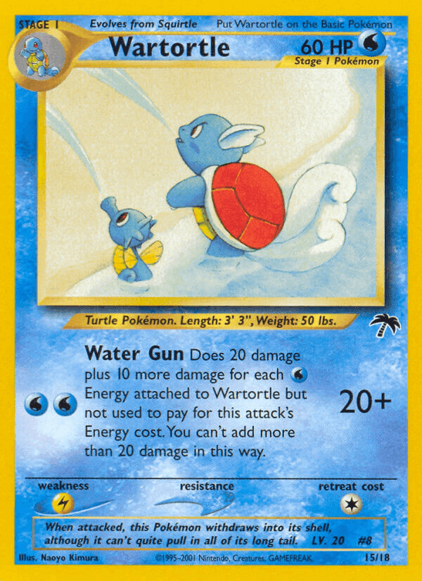 Wartortle, carta 15 di Southern Islands