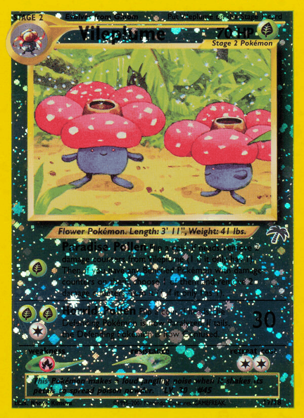 Vileplume, carte 17 de Southern Islands