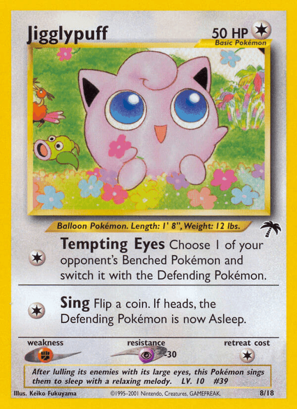 Jigglypuff, carta 8 di Southern Islands