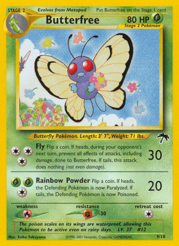 Butterfree, carta 9 di Southern Islands