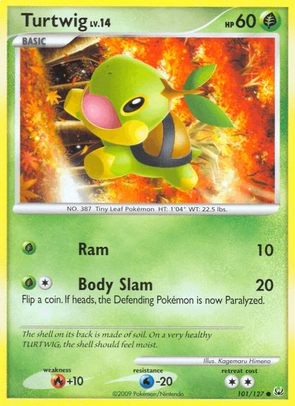 Turtwig, card 101 from Platinum