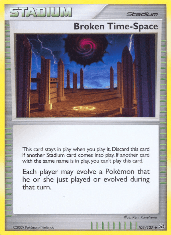 Broken Time-Space, card 104 from Platinum