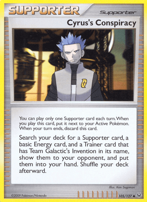 Cyrus's Conspiracy, card 105 from Platinum