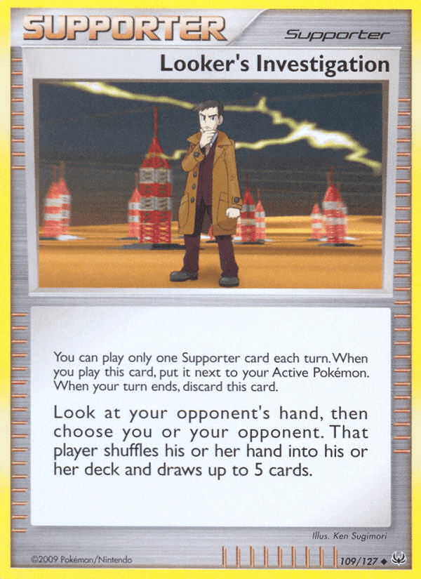 Looker's Investigation, card 109 from Platinum
