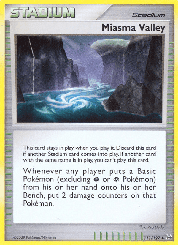 Miasma Valley, card 111 from Platinum