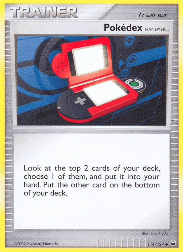 Pokédex HANDY910is, card 114 from Platinum