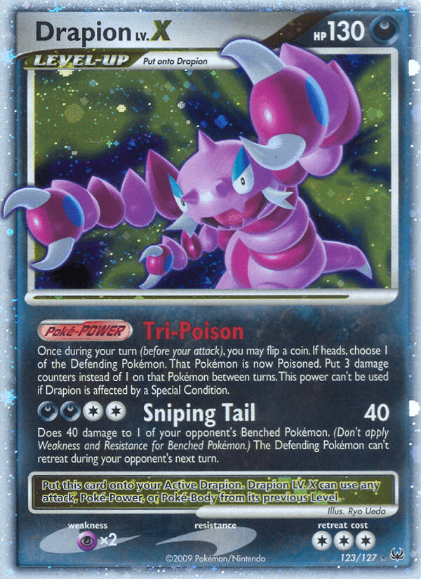Drapion LV.X, card 123 from Platinum