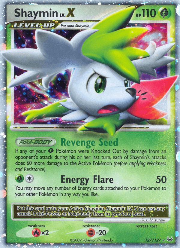 Platinum の 127 番、Shaymin LV.X